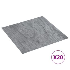 Self-adhesive Flooring Planks 20 pcs PVC 1.86 m