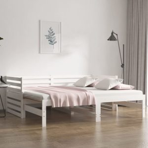 Harrison Pull-out Day Bed 2x(92x187) cm Solid Wood Pine
