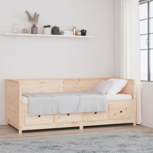 Elmwood Day Bed 80x200 cm Solid Wood Pine