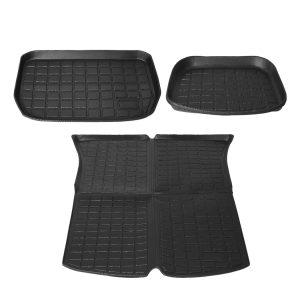 Tesla Model Y Floor Mats Front Rear Trunk +Toolbox Anti-Slip Car Carpets