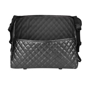 Black Leather Car Storage Portable Hanging Organizer Backseat Multi-Purpose Interior Accessories Bag