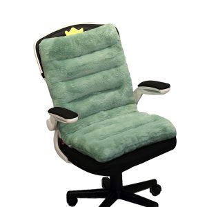 Green One Piece Dino Cushion Office Sedentary Butt Mat Back Waist Chair Support Home Decor