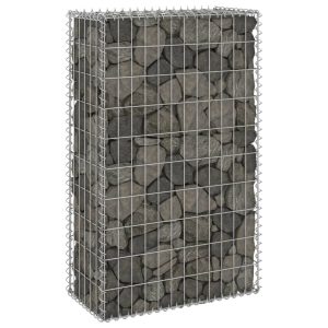 Gabion Wall with Covers Galvanised Steel