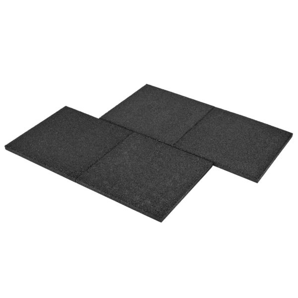 Rubber Floor Mat Anti-Slip 5 x 1 m Fine Ribbed