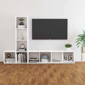 Jervois 3 Piece TV Cabinet Set Engineered Wood