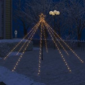 LED Christmas Waterfall Tree Lights Indoor Outdoor 400 LEDs 2.5 m