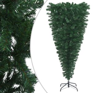 Upside-down Artificial Christmas Tree with Stand