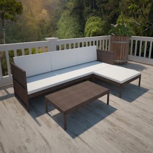 3x Outdoor Lounge
