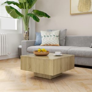 Coffee Table 60x60x31.5 cm Engineered Wood