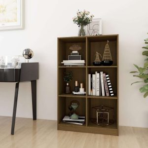 Book Cabinet 70x33x110 cm Solid Pinewood