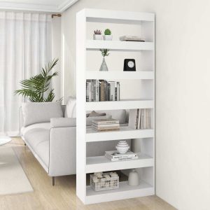 Opelika Book Cabinet/Room Divider 80x30x198 cm Engineered Wood