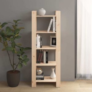 Talladega Book Cabinet/Room Divider 60x35x160 cm Solid Wood