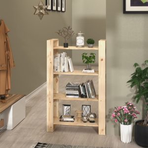 Westampton Book Cabinet/Room Divider 80x35x125 cm Solid Wood Pine