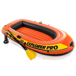 Intex Set Inflatable Boat with Oars and Pump