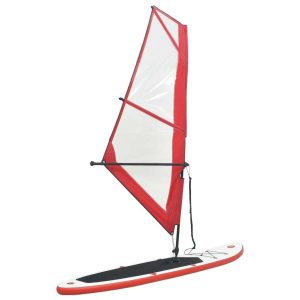 Inflatable Stand Up Paddleboard with Sail Set