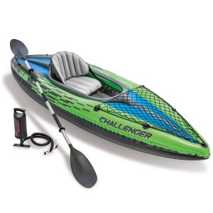 Kayak Boat Inflatable Sports Challenger Floating Oars River Lake