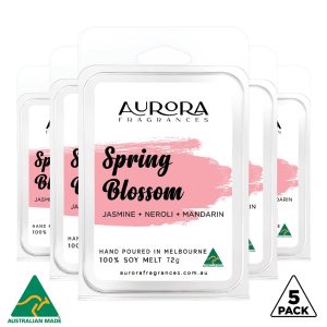 Aurora Spring Soy Wax Melts Australian Made 72g 5 Pack