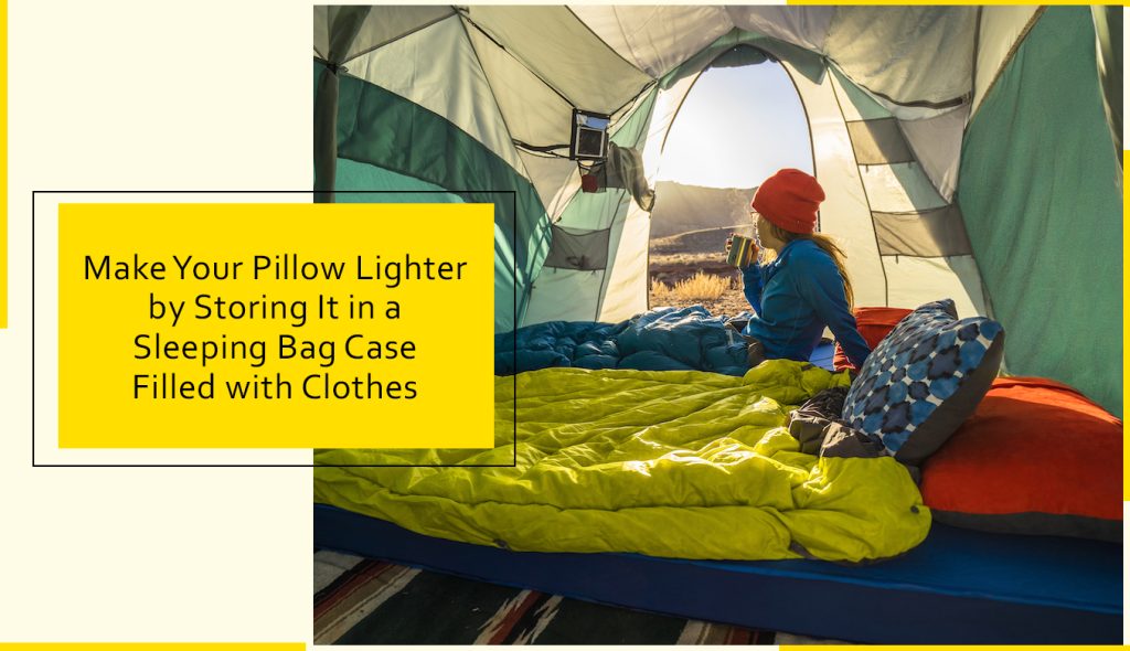 Camping gear pillows