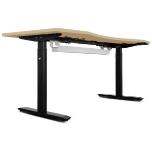 Lifespan Fitness ErgoDesk Automatic Standing Desk 1800mm (Oak) + Cable Management Tray