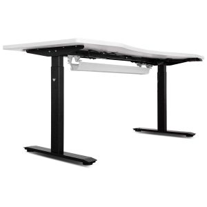 Lifespan Fitness ErgoDesk Automatic Standing Desk 1800mm (White) + Cable Management Tray