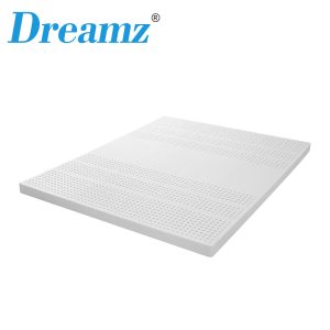 Latex Mattress Topper Natural 7 Zone Bedding Removable Cover 5cm