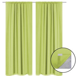 2 pcs Energy-saving Blackout Curtains Double Layer 140 x 245 cm