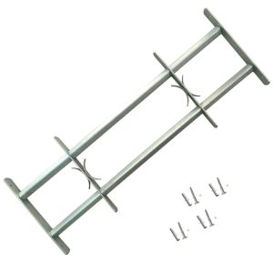 Adjustable Security Grille for Windows with 2 Crossbars