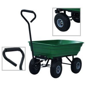Garden Tipping Hand Cart 300 kg 75L