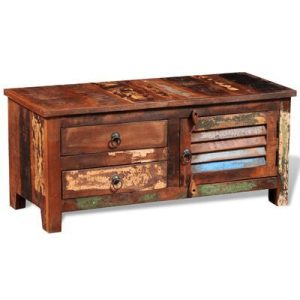 Coatesville Reclaimed TV Hi-Fi Cabinet Side Cabinet Solid Wood