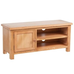 Galt TV Cabinet 103 x 36 x 46 cm Solid Oak Wood