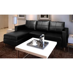 Angola Sectional Sofa 3-Seater Artificial Leather