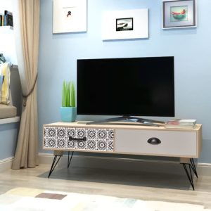 Grapevine TV Side Table 100x40x35 cm Brown