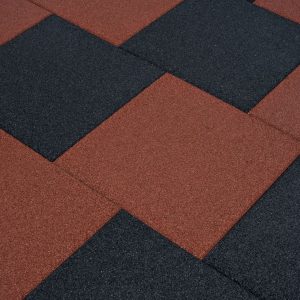Fall Protection Tiles Rubber 50x50x3 cm