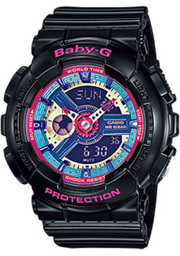 Casio Baby-G Analogue/Digital Female Black Watch BA-112-1ADR