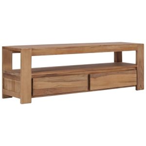 Schofield TV Cabinet 120x30x40 cm Solid Teak Wood
