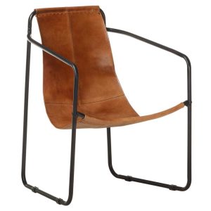 Relaxing Armchair Real Leather