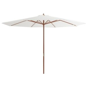 Outdoor Parasol with Wooden Pole 350 cm