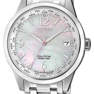 Citizen Womens Eco-Drive World Time Wrist Watch