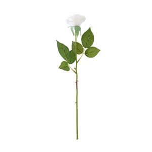 10pcs Artificial Silk Flower Fake Rose Bouquet Table Decor White