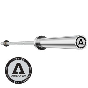 CORTEX ATHENA200 7ft 15kg Womens' Olympic Barbell with Lockjaw Collars