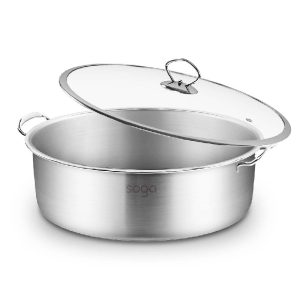 Stainless Steel  26cm Casserole With Lid Induction Cookware