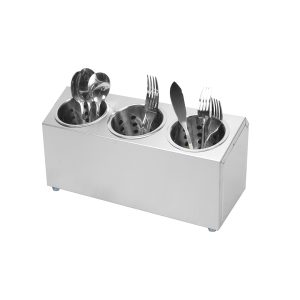18/10 Stainless Steel Commercial Conical Utensils Cutlery Holder