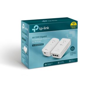 TP-Link AV1200 Wi-Fi Passthrough HomePlug Range Extender Powerline with 3x1Gbps LAN TL-WPA8630P-KIT