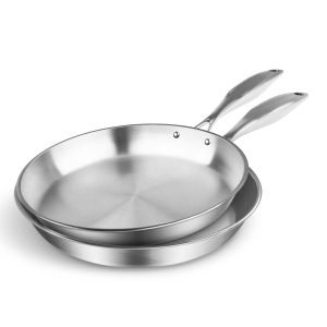 Stainless Steel Fry Pan Frying Pan Top Grade Induction Cooking
