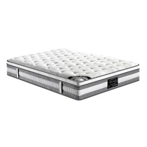 Austell Mattress Euro Top Pocket Spring Coil with Knitted Fabric Medium Firm 34cm Thick