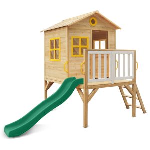 Archie Cubby House with Green Slide