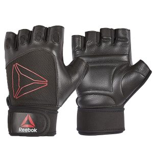 Reebok Lifting Gloves - Black, Red/X-Large