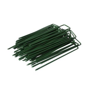 Synthetic Artificial Grass Turf Pins U Fastening Lawn Tent Pegs Weed Mat