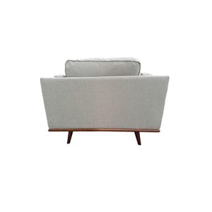Paducah Sofa Beige Fabric Modern Lounge Set for Living Room Couch with Wooden Frame