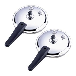 2X Stainless Steel Pressure Cooker Lid Replacement Spare Parts